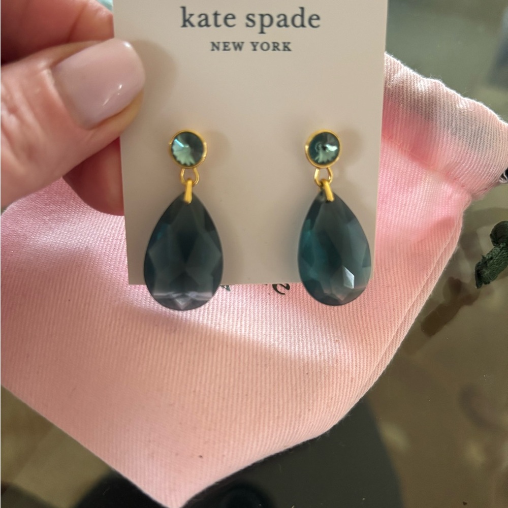 kate spade chandelier drop earrings NWT Montana color
